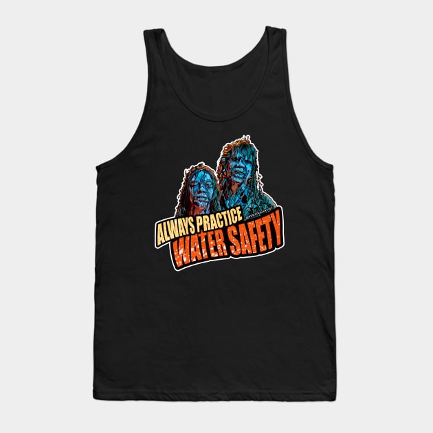 Always Practice Water Safety! Tank Top by pentoolarts